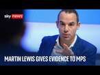 Martin Lewis gives evidence to Treasury Committee about Lifetime ISA's