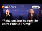 Zelensky deveria estar em reunião com Trump e Putin pelo fim da guerra, analisam Carla e Sakamoto