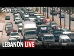 LIVE: Massive traffic builds in Sidon as residents flee southern Lebanon amid border clashes