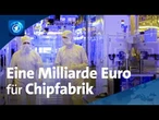 Tausend neue Arbeitsplätze: Infineon eröffnet neue Chipfabrik in Dresden