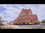 Svezia, storica chiesa spostata per l'espansione di una miniera