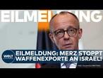 NAHOST: Bundesregierung stoppt Waffenexporte an Israel! "Ein Stoppschild an Netanjahu"