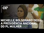 Michelle Bolsonaro deixa a presidência nacional do PL Mulher após crise com Flávio