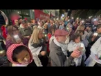 Flash mob pro Gaza davanti all'ospedale pediatrico Santobono di Napoli