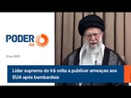 Líder supremo do Irã volta a publicar ameaças aos EUA após bombardeio
