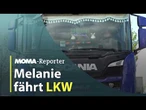 MOMA-Reporter: Melanie fährt LKW | ARD Morgenmagazin