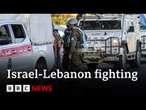 UN warns of 'humanitarian law breach' after peacekeepers injured by Israeli tank fire | BBC News