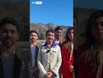 Powerful earthquake interrupts live interview