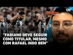 "Fabiano deve seguir como titular, mesmo com Rafael indo bem" declara Horacio Neto sobre o Ceará