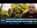 UKRAINE-KRIEG: Mörderische Materialschlacht um Tschassiw Jar - Russen brechen bei Bachmut durch