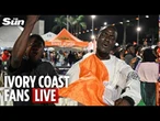 LIVE: Fans in Abidjan gather to watch Ivory Coast play in Norway World Cup clash