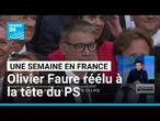 Olivier Faure réélu à la tête du PS : un parti à rassembler en vue de 2027 • FRANCE 24