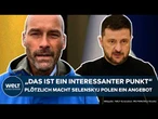 PUTINS KRIEG: "Das ist ein interessanter Punkt!" Plötzlich macht Selenskyj Polen ein Angebot