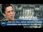 AFD-BRANDMAUER: Unlösbares Dilemma? "CDU will keine grünen Tränen riskieren und kriecht zu Kreuze"