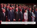 L’arrivo di Mattarella e l’Inno di Mameli all’Assemblea di Confindustria