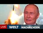 UKRAINE-KRIEG: Atom-Manöver angekündigt! Putin schickt eindeutige Warnung an London | WELT STREAM