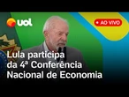Lula discute desemprego e políticas públicas em evento sobre economia; assista ao vivo
