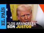 TRUMP ARANCELES | Trump afirma que los aranceles recíprocos harán que EE UU pague su deuda | EL PAÍS