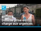 Canicule en France : explosion des appels au SAMU et hausse des admissions aux urgences