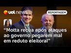 Motta retrocede após ataque ao governo Lula pegar mal na Paraíba, seu reduto eleitoral |Carla Araújo