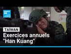 Taïwan : record de réservistes pour les exercices militaires "Han Kuang" • FRANCE 24