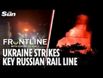 Ukraine hits key Russian rail hub TWICE in two days as Putin keeps targeting civilians