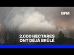 Incendie en Gironde: près de 12.000 personnes évacuées en urgence