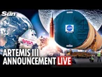 LIVE: NASA reveals Artemis III astronauts for major low Earth orbit test flight