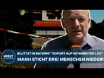 MELLRICHSTADT: "Sofort auf die Mitarbeiter los!" Messerattacke! Mann sticht drei Menschen nieder!