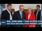 REGIERUNG AUF KUSCHELKURS: Pikantes Bier-Detail! Das sind die Ergebnisse des Koalitionsausschusses