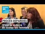Depardieu déclaré coupable d'agressions sexuelles : "C'est la victoire de toutes les femmes"