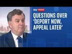 Top Tory accuses ministers of failing to deter small boat crossings