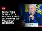 Desempenho de Lula: 50,7% aprovam e 45,8% desaprovam, diz AtlasIntel/Bloomberg | CNN NOVO DIA