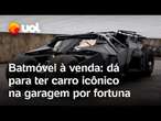 Batmóvel à venda: carro do Batman pode ser comprado por R$ 17 milhões e tem edição limitada; confira