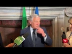 Usa-Iran, Tajani: L'Italia è per la ripresa del dialogo