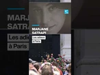 "Marjane, c'est le symbole de la liberté" : les adieux à Marjane Satrapi à Paris • FRANCE 24