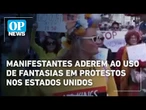 Manifestantes aderem ao uso de fantasias em protestos nos Estados Unidos | O POVO News