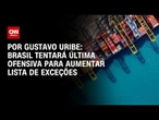 Tarifaço: Brasil tentará última ofensiva para aumentar lista de exceções | BASTIDORES CNN