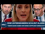 DEUTSCHLAND: "Wir sind sehr enttäuscht von dieser Bundesregierung!" Klartext einer Unternhemerin!