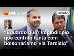 Eduardo Bolsonaro quer implodir aliança que centrão tenta com bolsonarismo via Tarcísio | Dani Lima