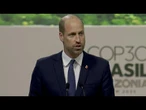 Humanidade vive momento 'crucial' para o planeta, diz príncipe William em Belém | AFP