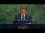 Abu Mazen in videoconferenza applaude Macron per riconoscimento Palestina all'Assemblea dell'Onu