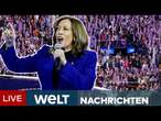 KAMPF UMS WEISSE HAUS: US-Wahl 2024 - Klare Kampfansage von Kamala Harris an Donald Trump | LIVE