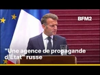 Emmanuel Macron charge la chroniqueuse russe Xenia Fedorova