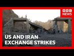 US and Iran exchange strikes after two US soldiers killed in Jordan | BBC News