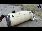 El Ministerio de Defensa ruso muestra los restos de misiles estadounidenses en la región de Kursk