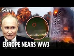 Putin rattled as Ukraine launches massive drone attack on Moscow and Europe preps for WW3