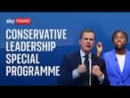 Watch live: Conservative leadership special programme