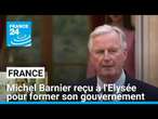 Michel Barnier reçu à l'Elysée pour former son gouvernement • FRANCE 24