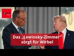 Und dann führte Trump den Kanzler ins „Lewinsky-Zimmer”
